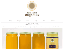 Tablet Screenshot of ancientorganics.com